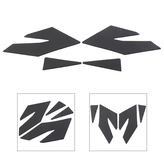 Black Tank Traction Pad Side Gas Knee Grip for Honda MSX125SF Grom 2016-2019 A1 Q