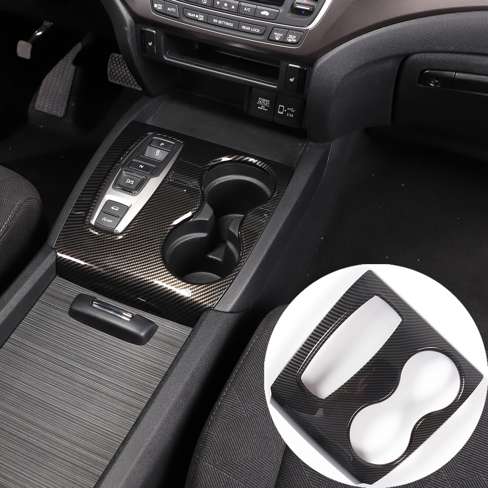 for 2011-18 for Jeep for Wrangler JK 4dr Black Car Interior Door Handles Cover Trim- v