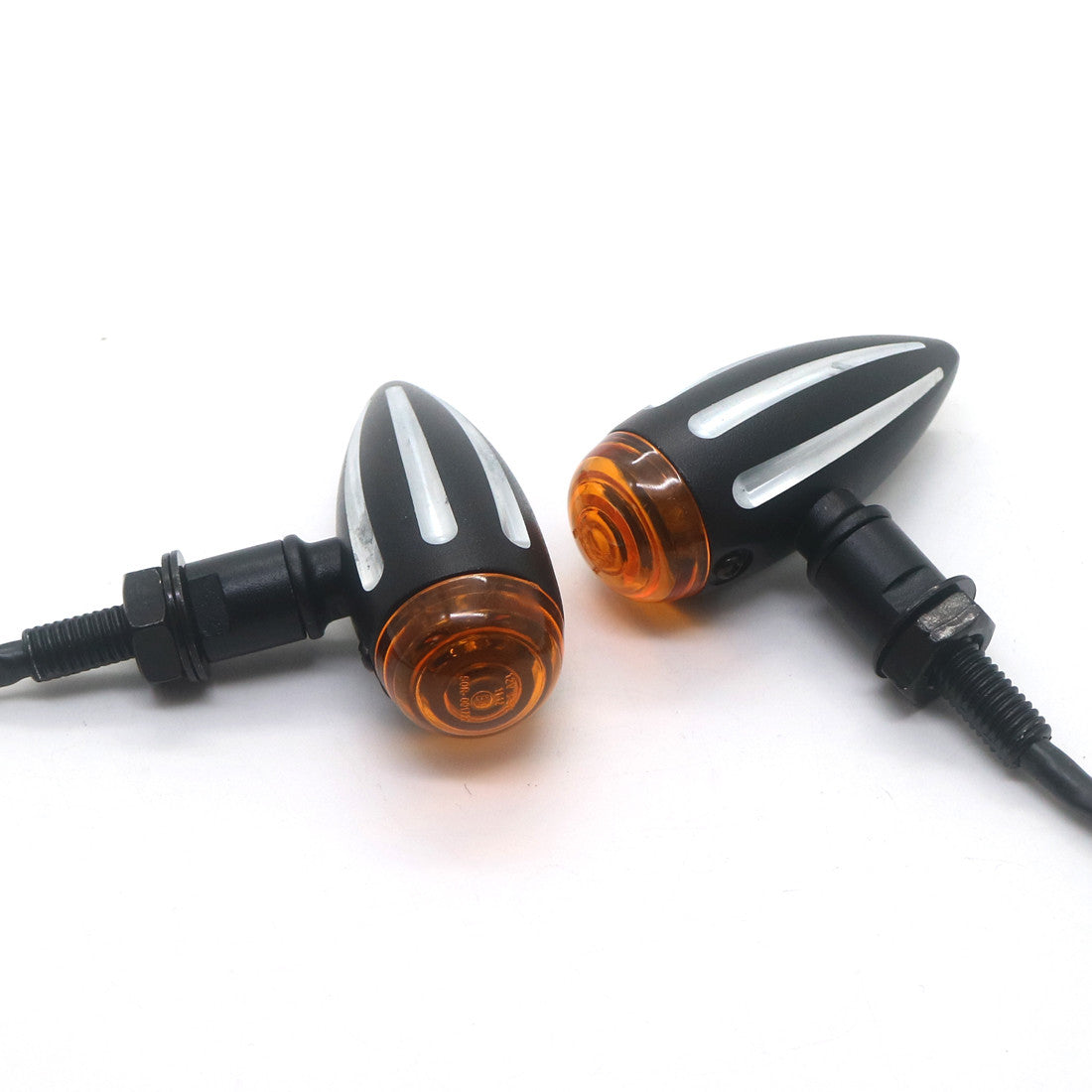 Motorcycle Black CNC Edge Cut Turn Signal Light for Harley for Honda for Yamaha for Suzuki Q