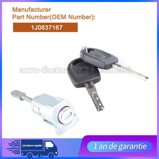 Barillet Serrure de porte pour Avant Gauche for Bora for Golf IV 1U0837167A 1J0837167 n