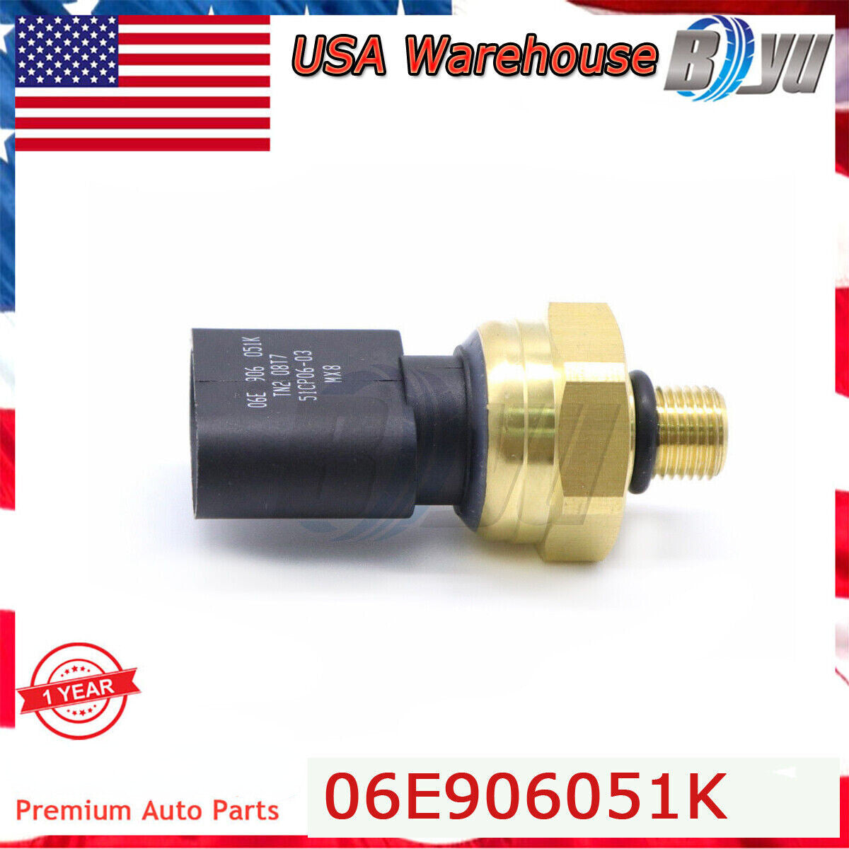 Low Fuel Pressure Sensor for VW for Jetta for Passat GTI for Audi A4 Quattro 2.0L 06E906051K