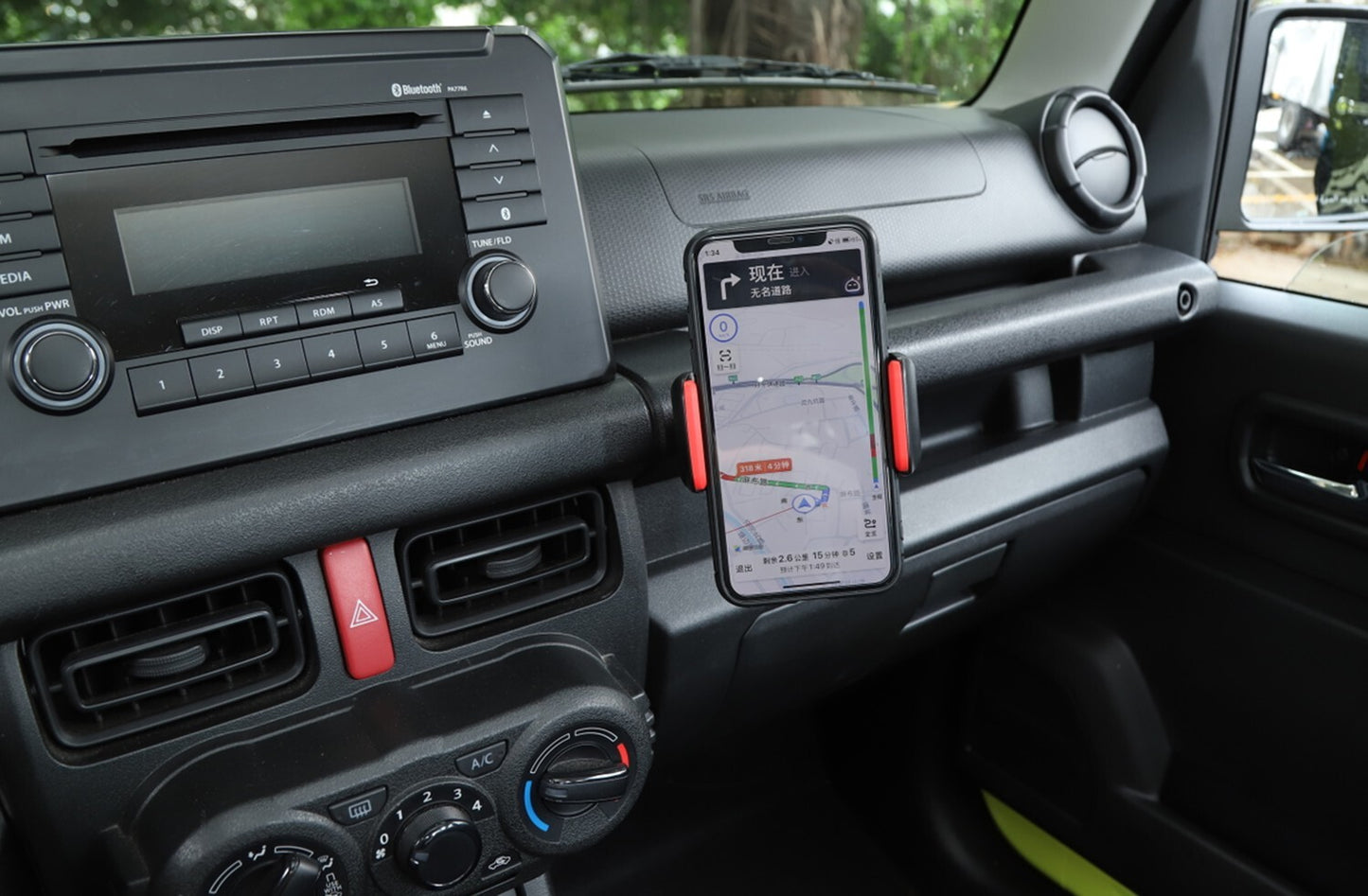 Grab Bar Phone Holder Bracket for Suzuki for Jimny 2019 2020 2021 2022 2023 2024 1PC