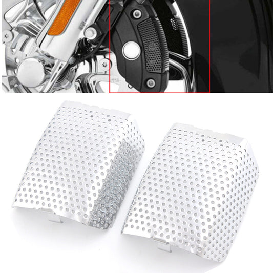 Chrome front brake caliper insert kit protector for Harley-Davidson Touring models - n