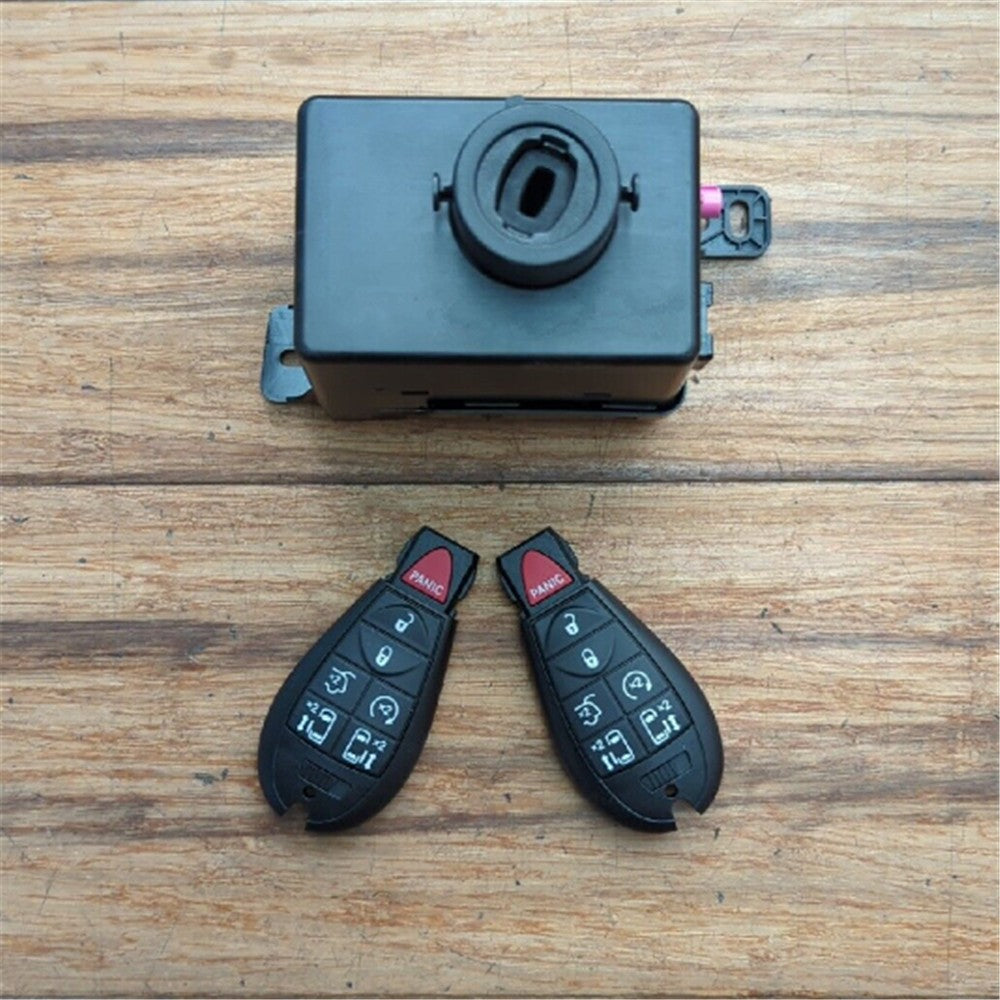 Wireless Ignition Node Module with two keys for Dodge for Chrysler for Jeep 68210156AB Q