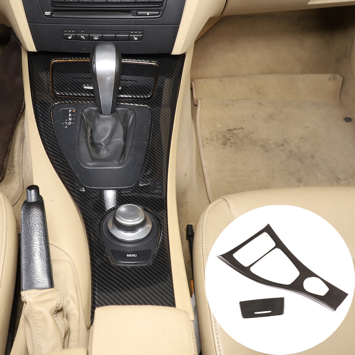 Silver Internal Gear Shift Headset Trim Cover Trim for Hummer H2 2003 - 2007- v