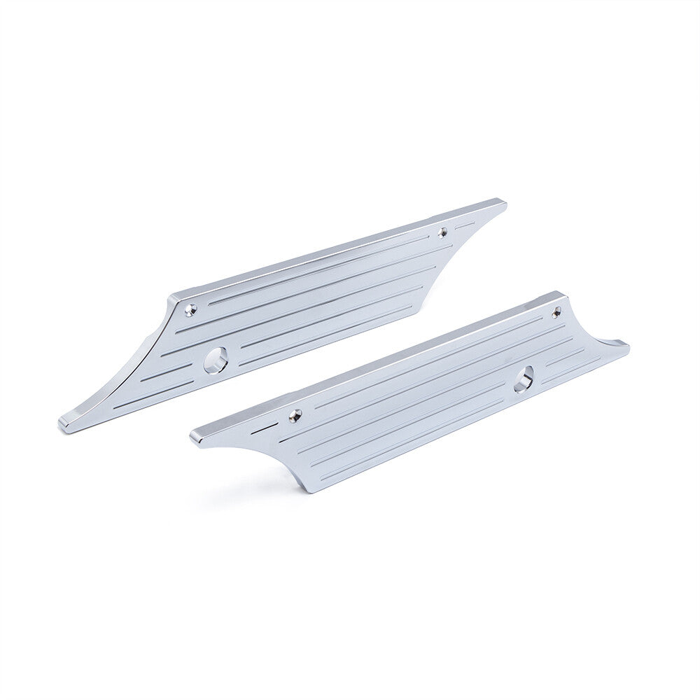 Chrome CNC Billet Saddlebag Latch Cover for Harley Touring Hard Bags 1993-2013 Q