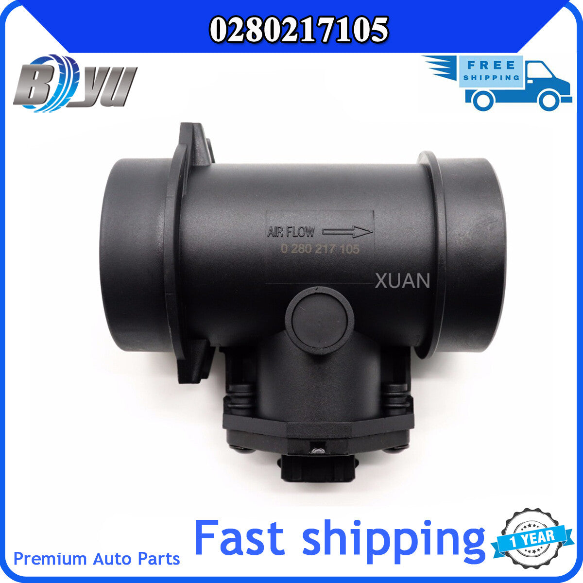 MASS airflow meter sensor 0280217105 is suitable for Saab 900 II 2.0L for Kia Sephia Spectra CN- v