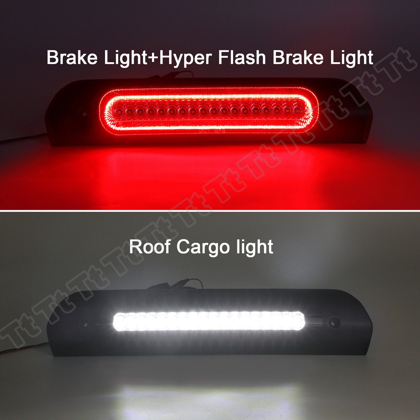 For 02-09 for Dodge for Ram 1500 2500 3500 Flashing Light LED Third Brake Light Cargo Light - v