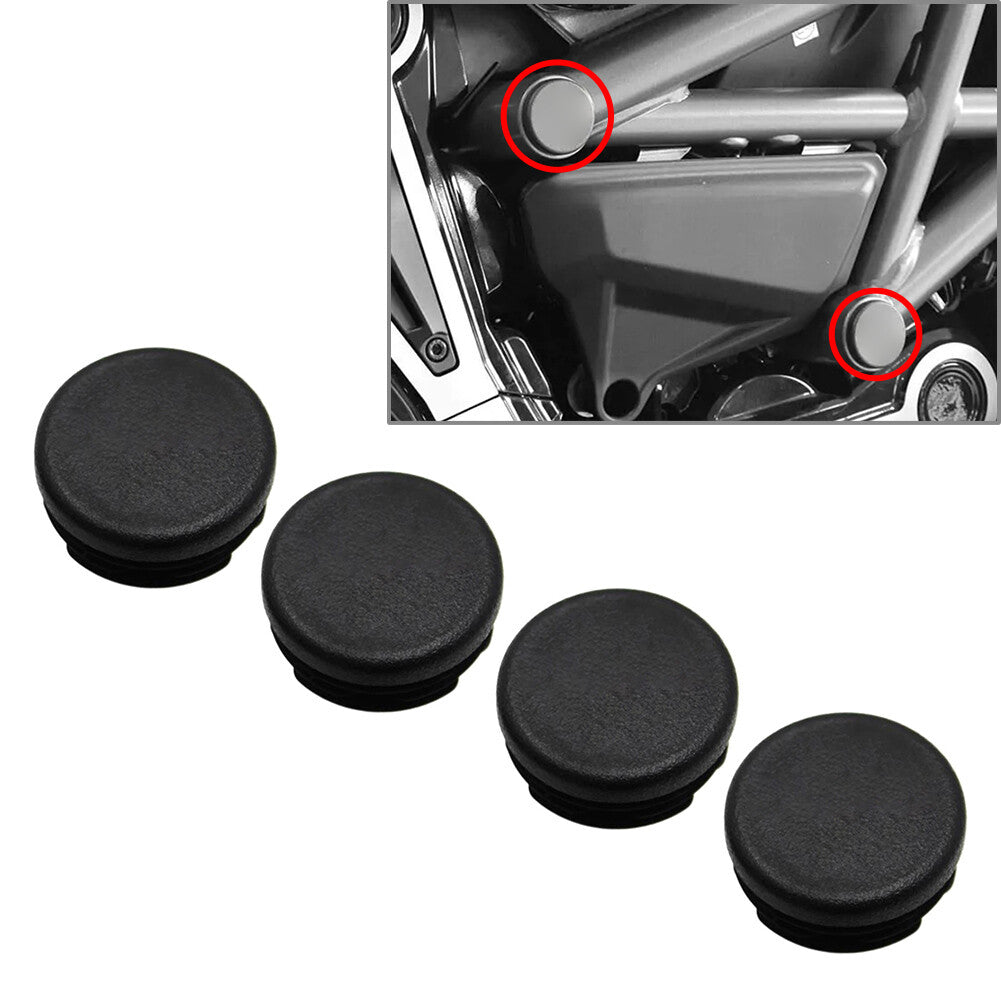 Motorcycle Frame Hole Cover Caps Plug 4PCS for Ducati for Ducati X Diavel 1260/S