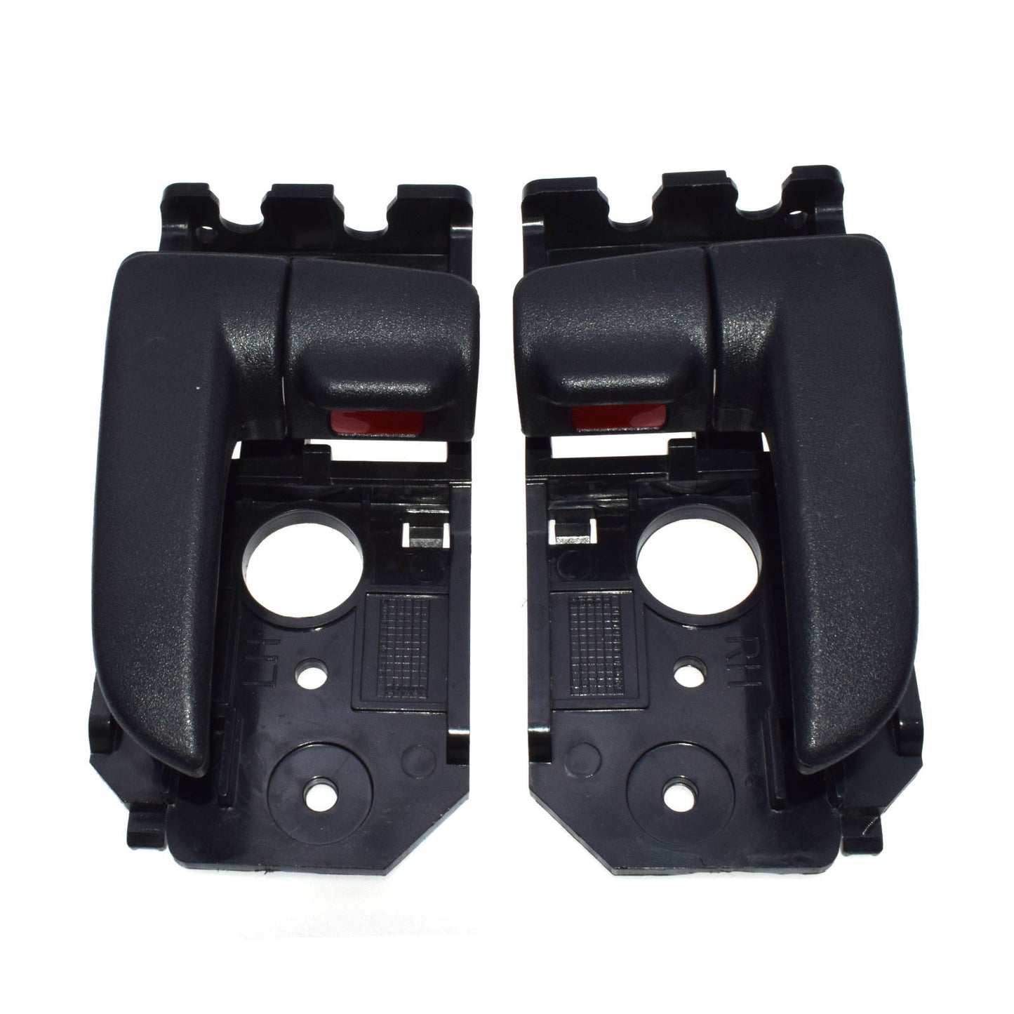 4-piece set of front and rear left interior black door handles for 05-09 for Kia Spectra- n