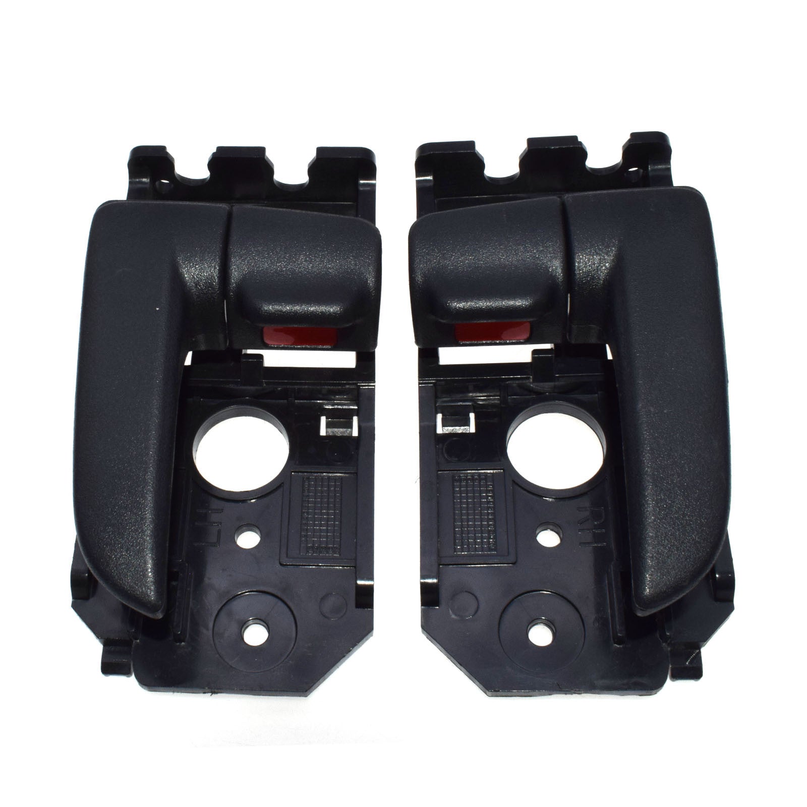 4-piece set of front and rear left interior black door handles for 05-09 for Kia Spectra- n