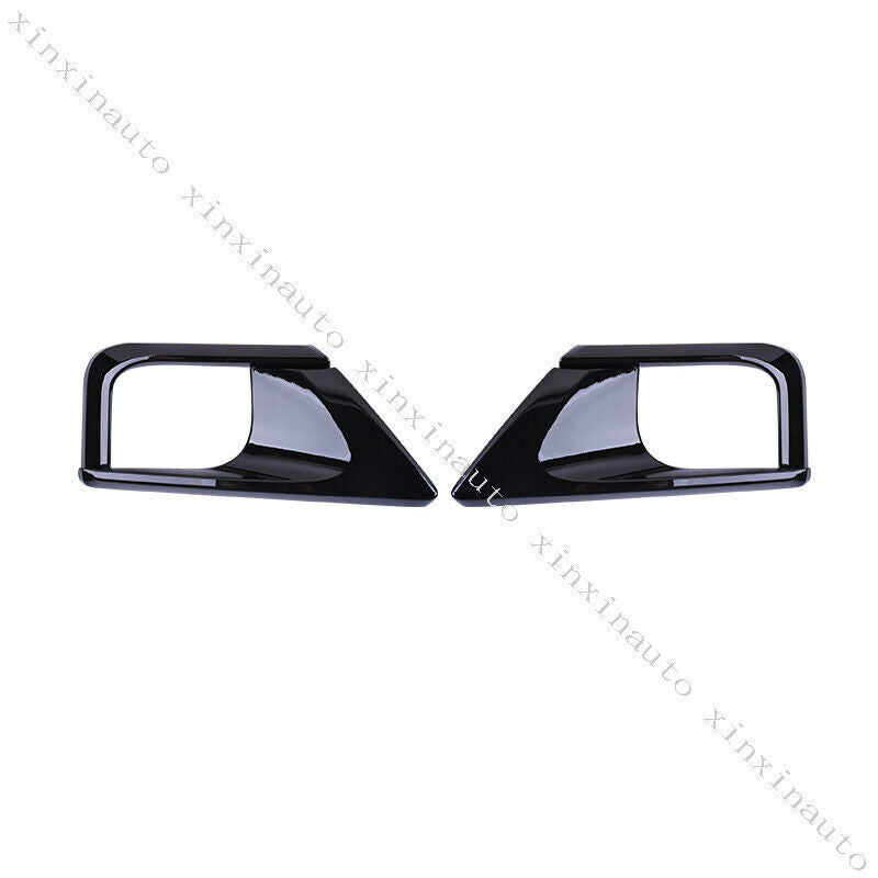 ABS carbon fiber rear for seat speaker mesh top cover suitable for Corvette C8 Coupe 2020-23- v