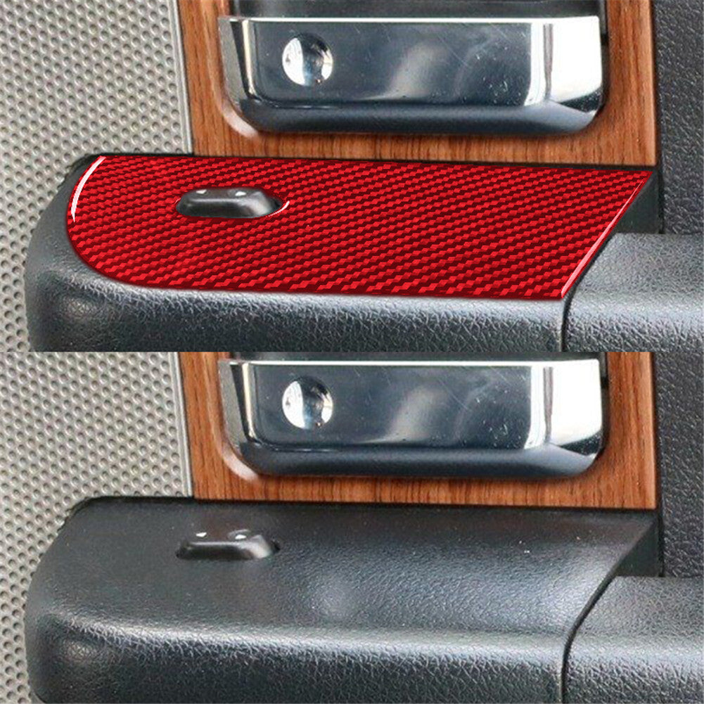 Carbon Fiber Interior Headlight Switch Panel Cover Trim for Audi A6 C8 2019-2021 v