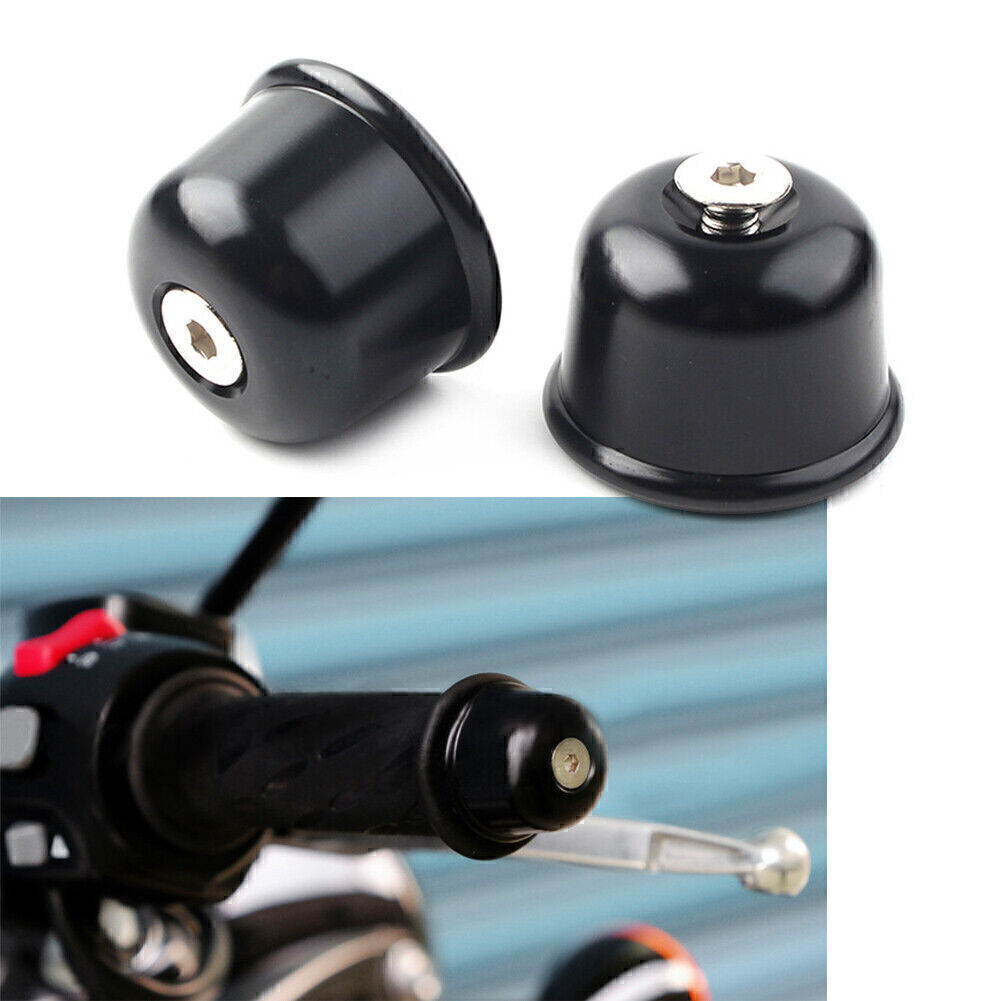 Black Hand Grips Bar End Cap for STREET/SPEED TWIN T120 2016-2020 17 18 19 Q