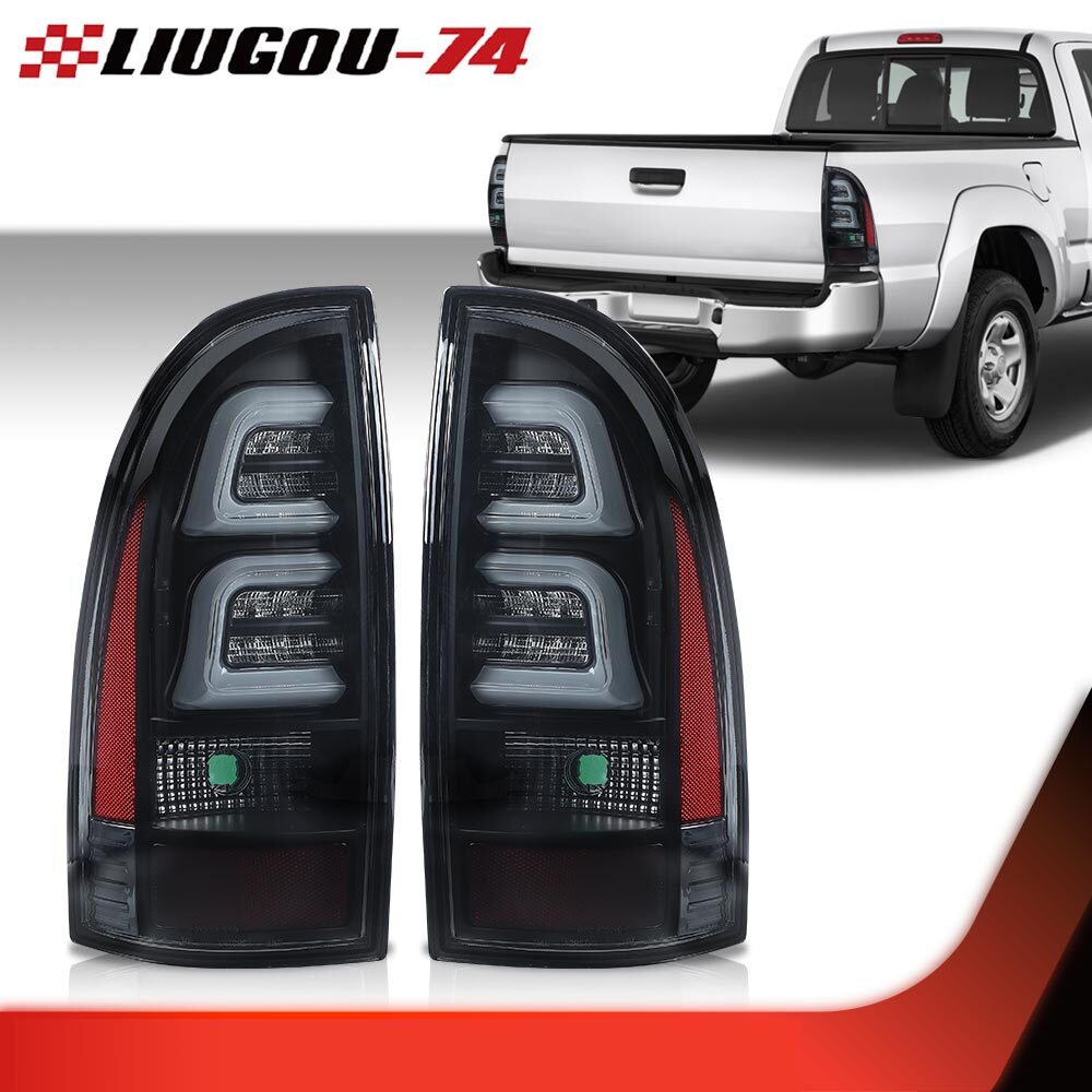 LED taillights LH+RH side black/smoked suitable for 05-15 Tacoma- v