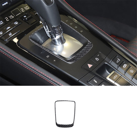 Red Carbon Fiber Front Roof Reading Light Trim Cover for Subaru Forester 2005-08 v
