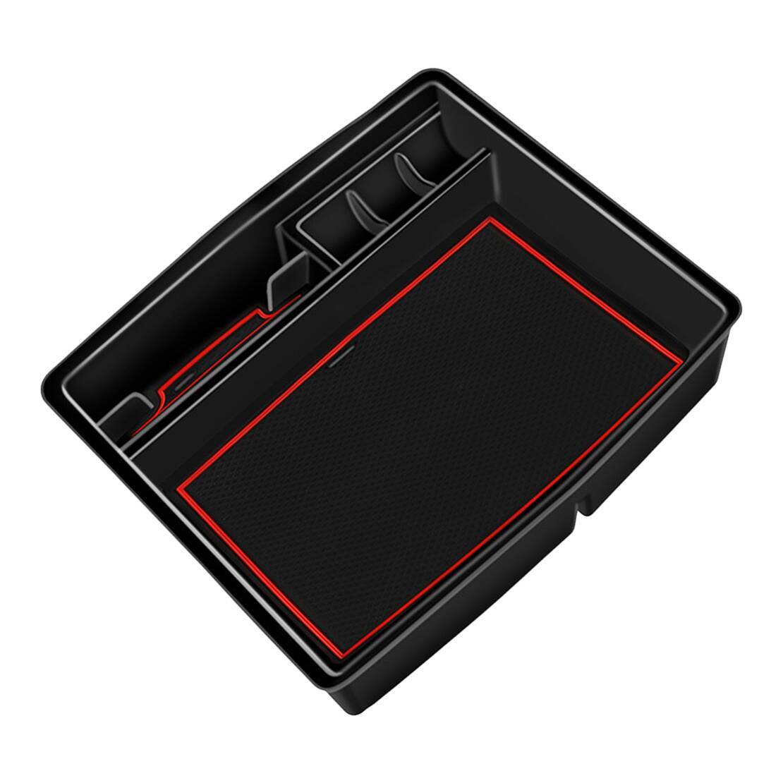 Center Console Storage Box Armrest Organizer Insert Tray Fit For Tacoma v