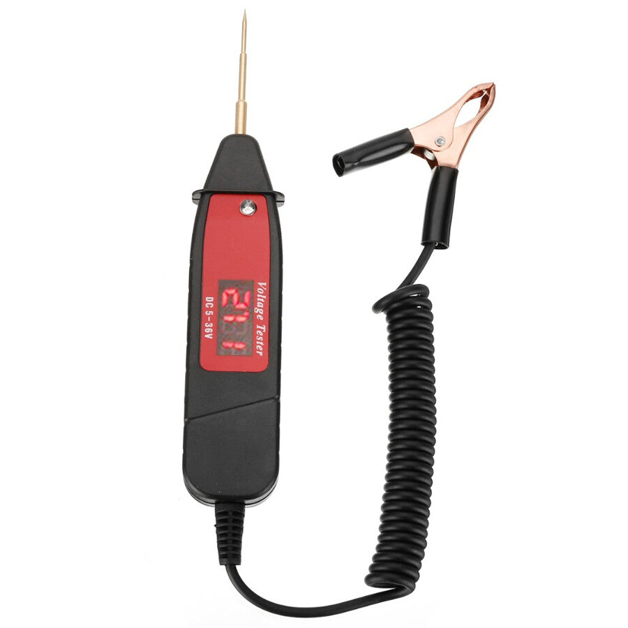 Spring Line Car LCD Digital Voltage Tester Test Pen Pencil Probe Detector Sensor