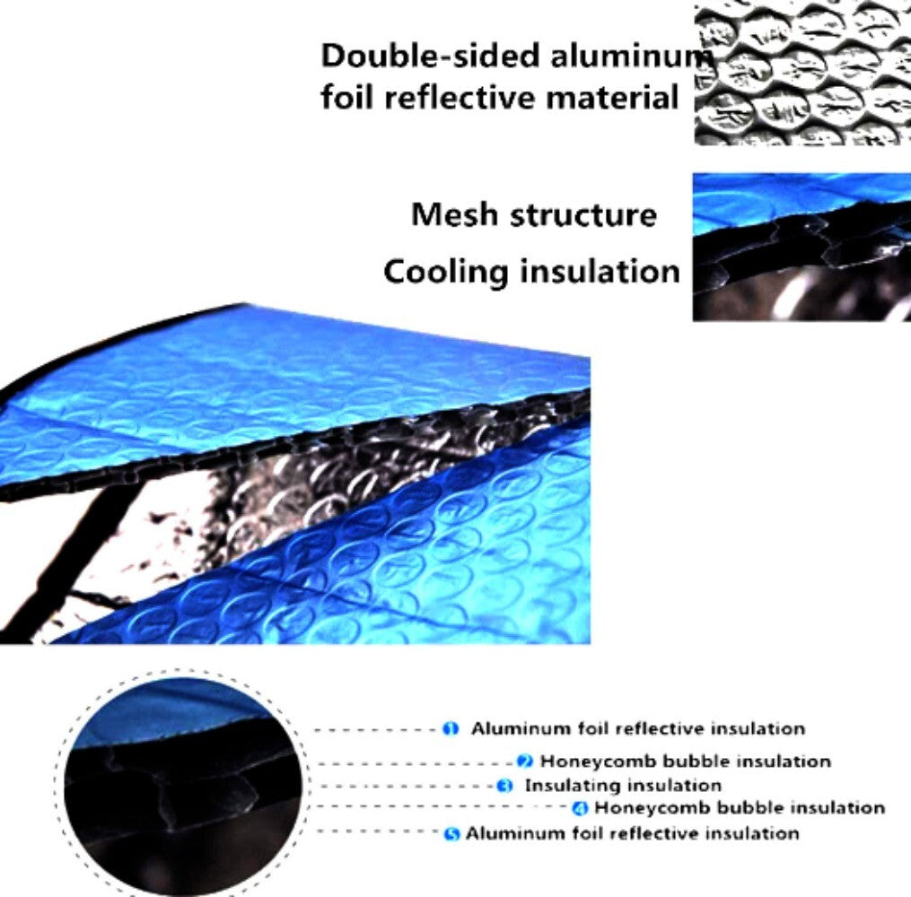 Sun Visor Car Windshield Shade Cover Front Window Shield UV-Protection Folding. n