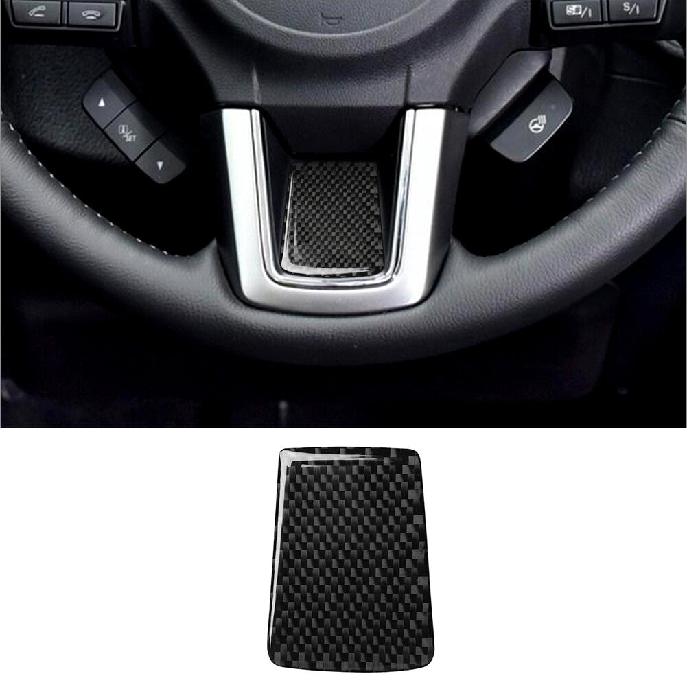 Carbon Fiber Steering Wheel Lower Cover Trim for Subaru Forester 2013-2018