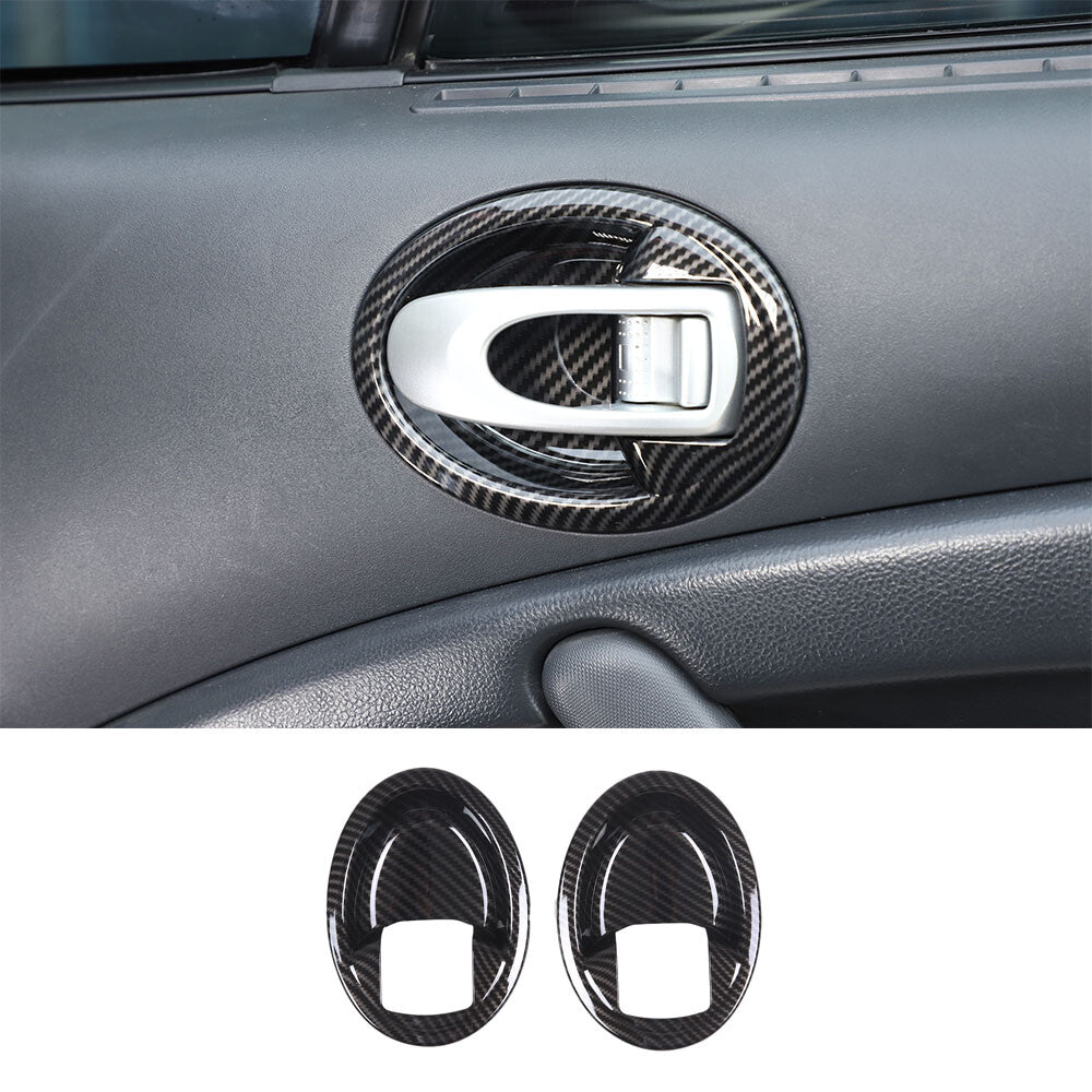 Carbon fiber interior headlight switch frame decoration suitable for ta Tundra 14-21 - v