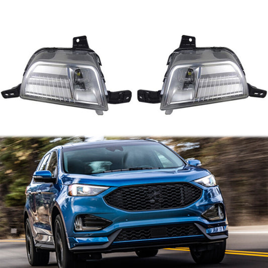 1 pair Front Bumper DRL Fog Lamp Driving Fog lights Left For edge 2019 2020 v
