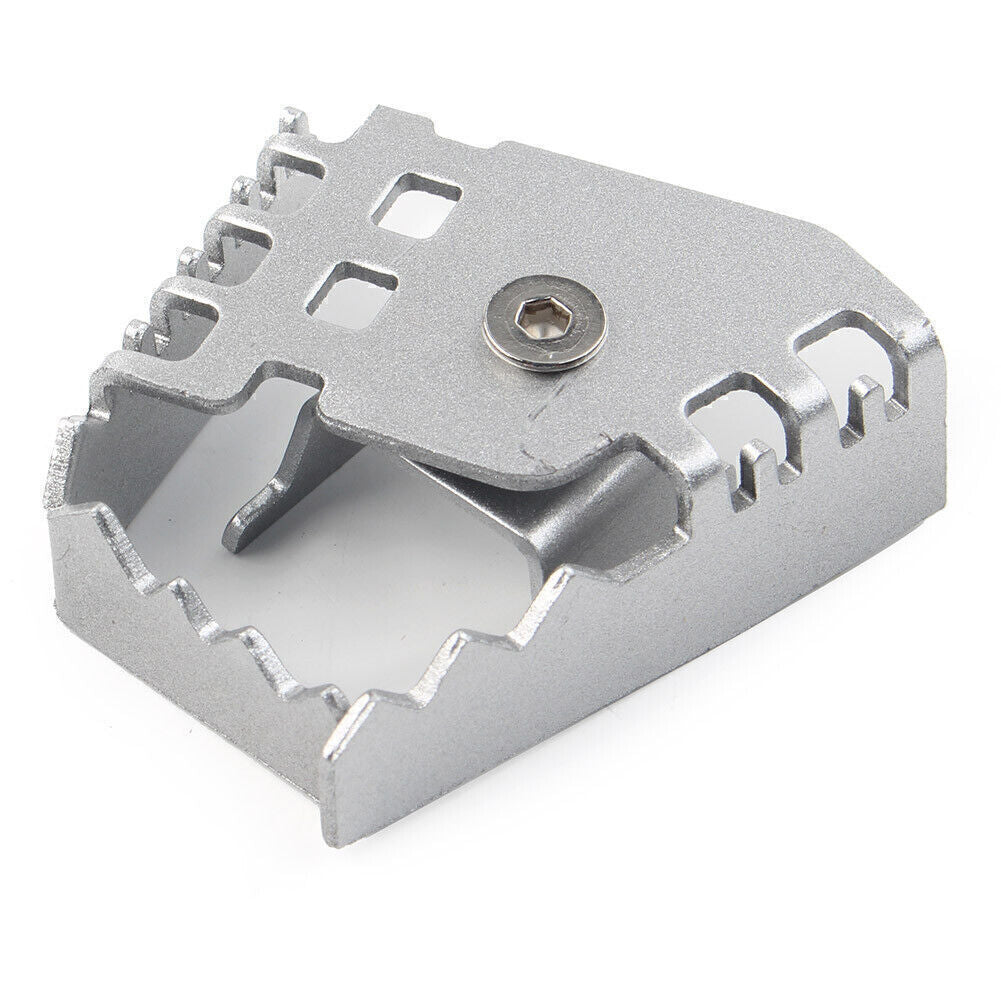 Chrome Rear Foot Brake Peg Pad Extender Fit for BMW F650GS F700GS F800GS R1200GS LC