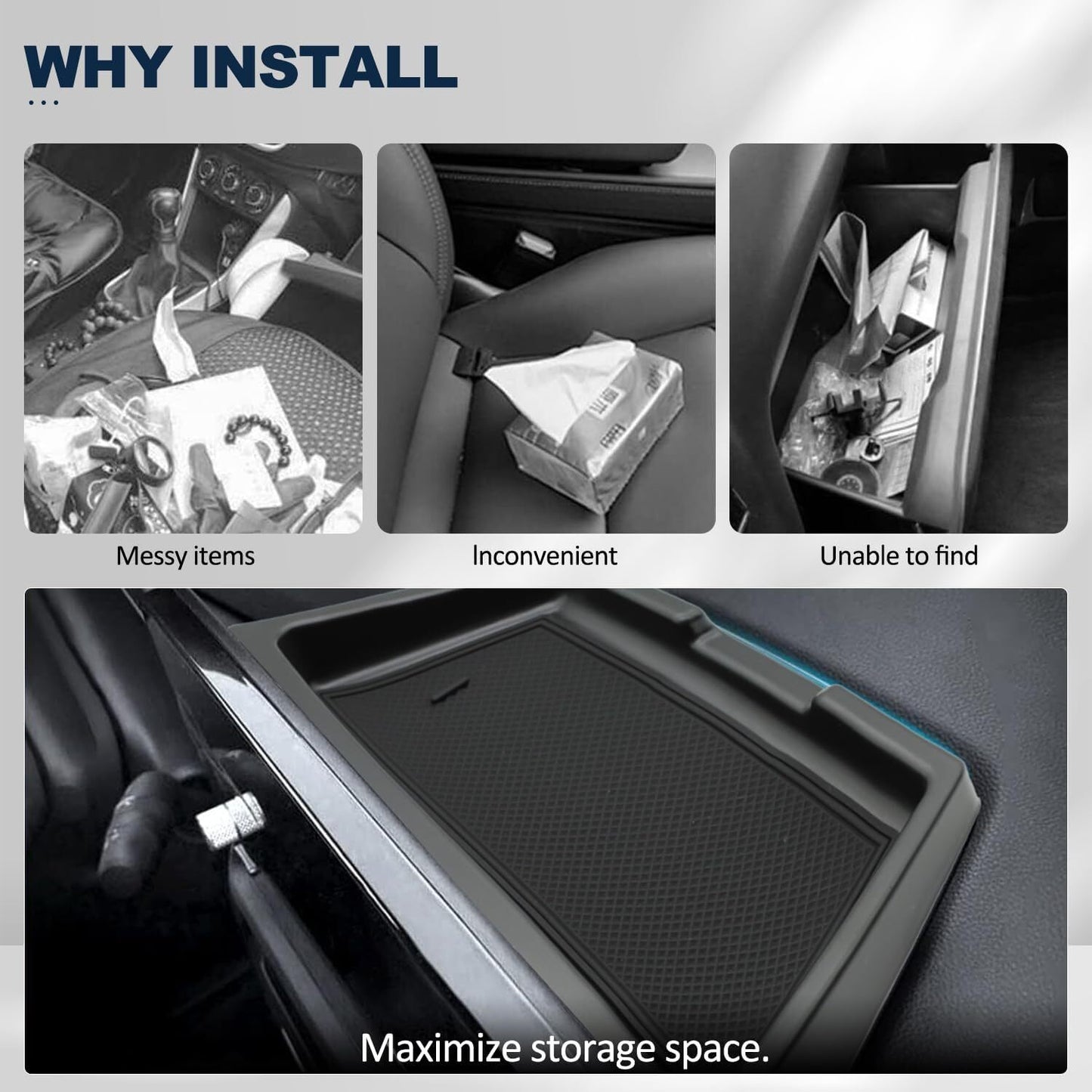 Suitable for 2023-2024 for Honda CR-V dashboard storage box console organizer tray accessory. n