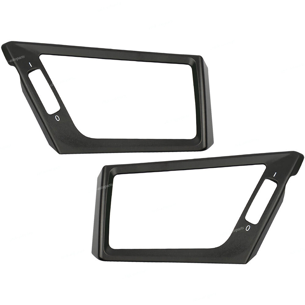 RHLH Control Air Conditioning Vent Outlet Trim for BMW E84 10-15 Glossy Black Q