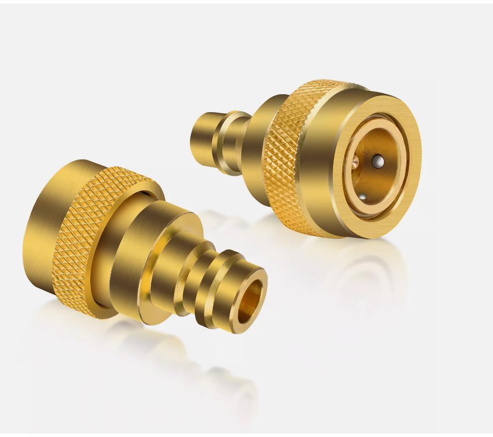 Adjustable High  Low Connection R134A to R1234YF Quick Couplers Set Adapter Q