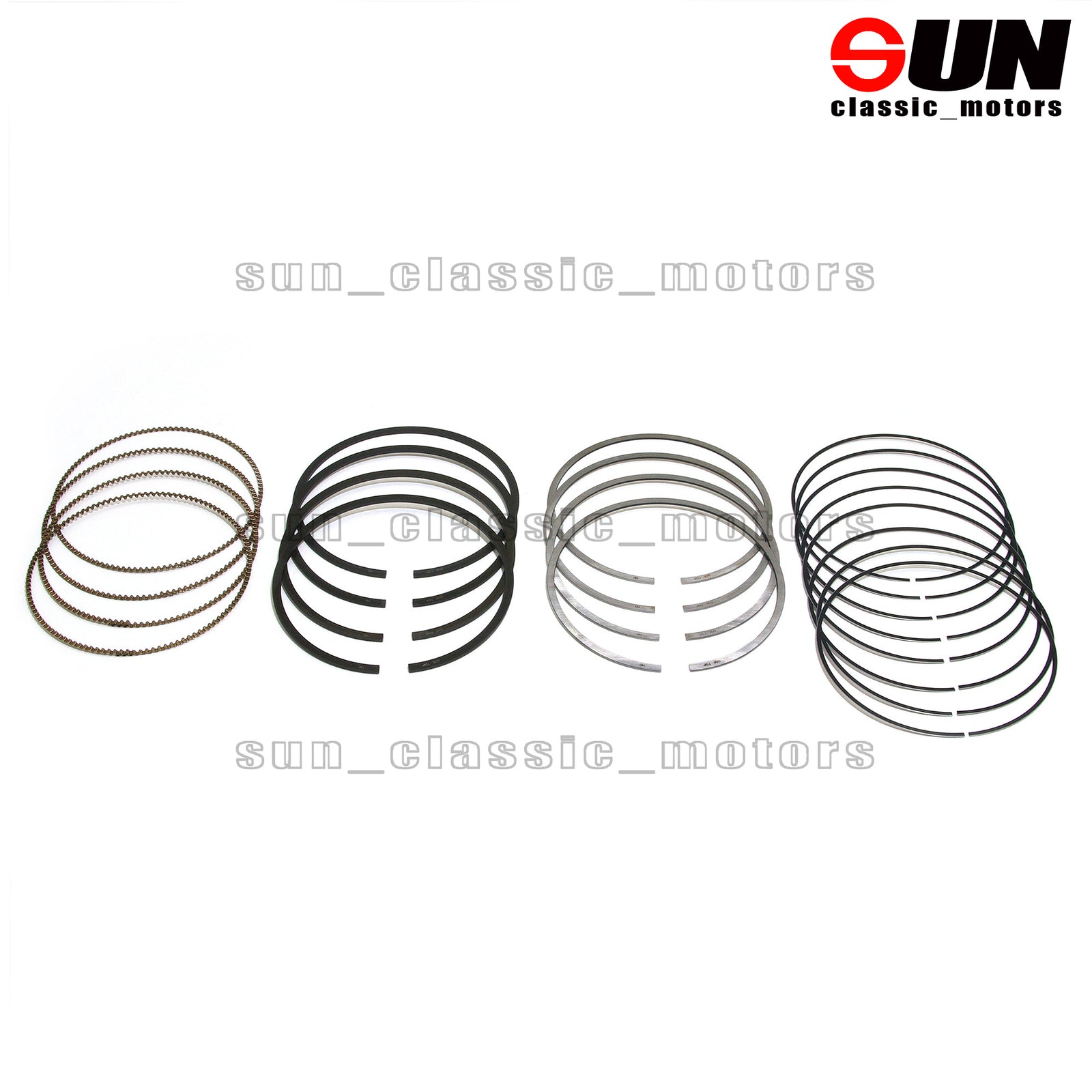 STD 4x Piston Ring Kit for 120d, 320d, 328d, 525d, X3, X5, F20, F21, F25, N47D20, 2.0-