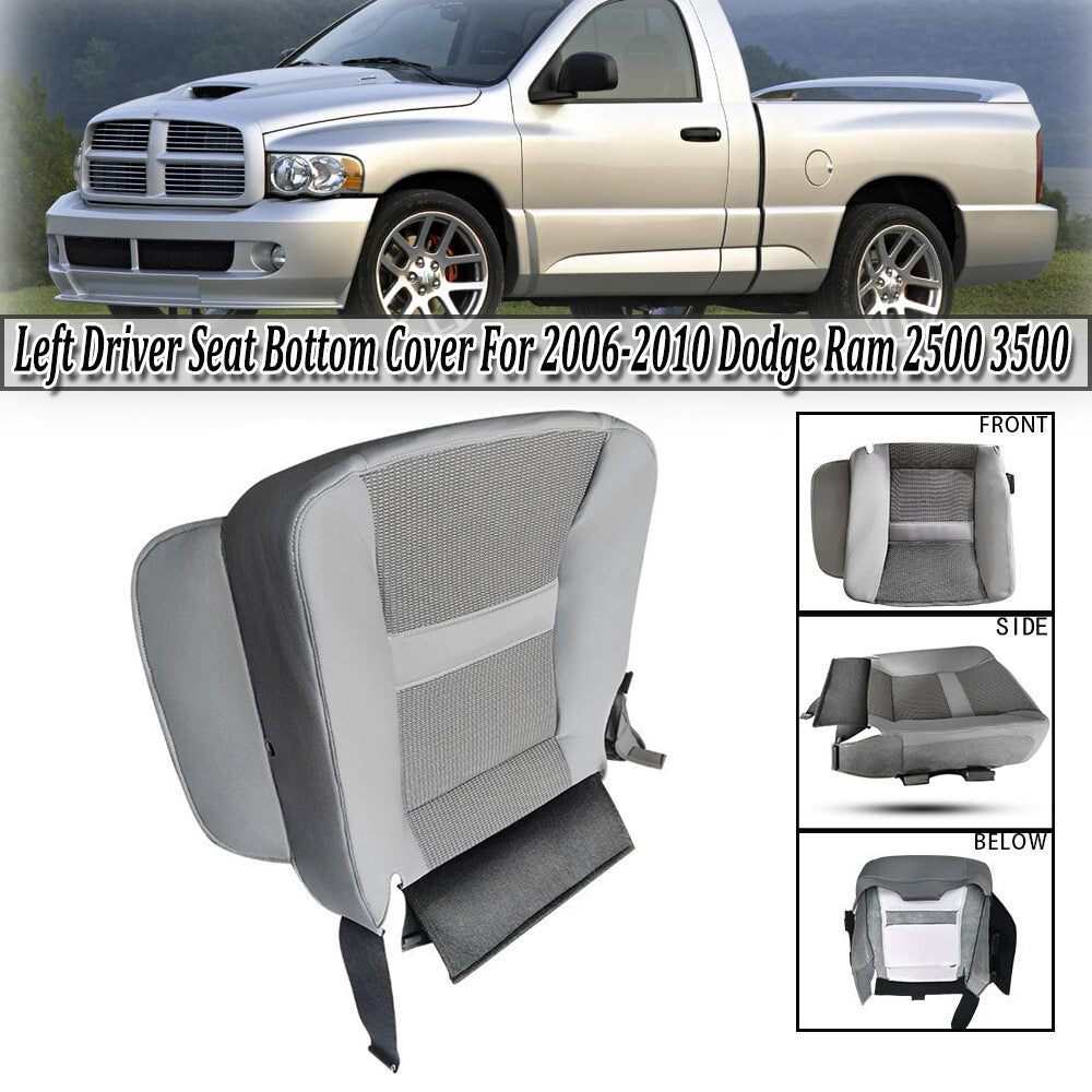 Driver's bottom cloth for seat cover on the left side, suitable for 2006-2010 for Dodge for Ram 2500 3500