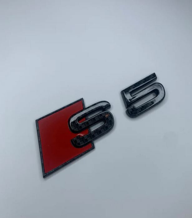 Car Side Fender Trunk Badge Sticker American Flag Black Red for Cadillac -! v