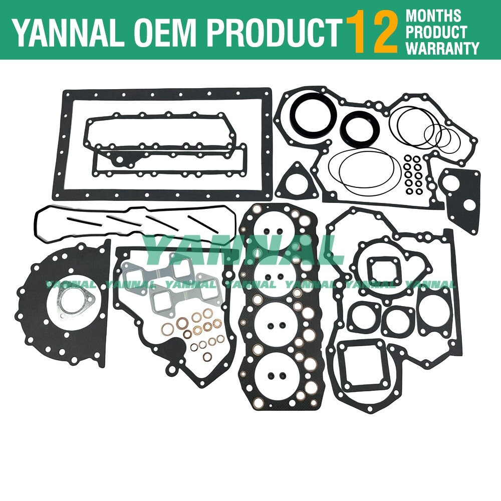 Full overhaul gasket kit for Perkins 804C-33T and 804D-33T engines, suitable for Alpine 65 and 75 engines.