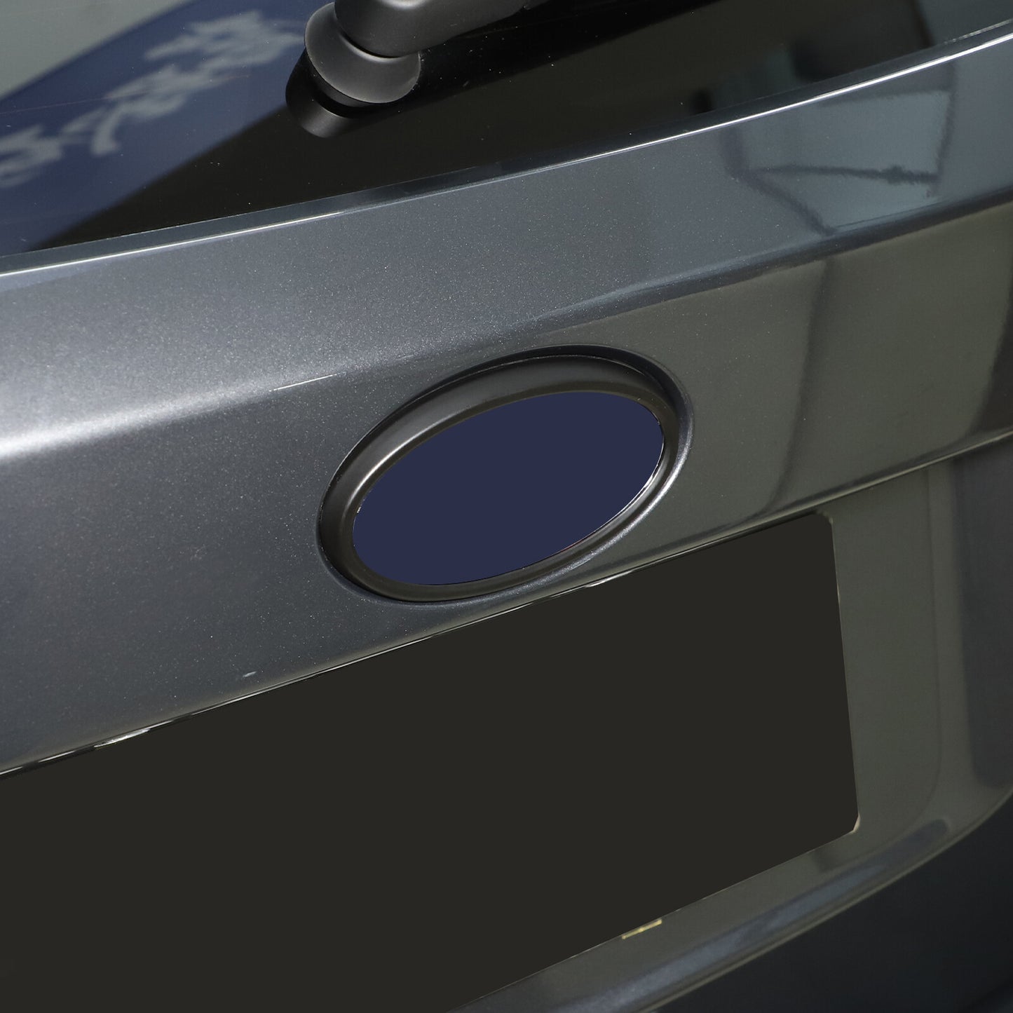 Matte black front and rear badge emblem trim for Subaru Inland 2022 - 2024 2 pieces - n
