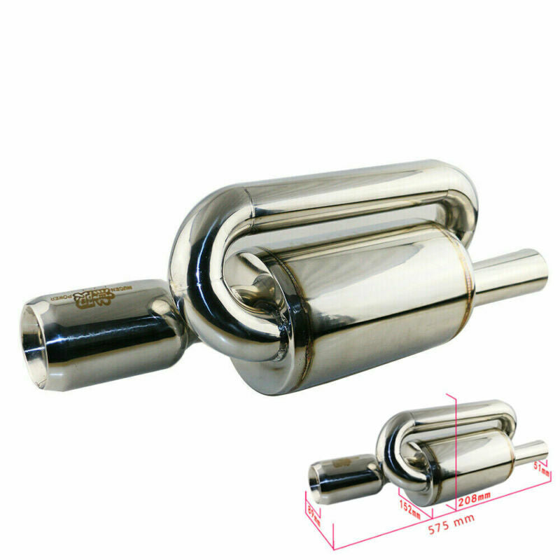 2 S-Flow Sport Exhaust Tips for MG Integra CTR Muffler Pipe Deep Low Sound 2inch