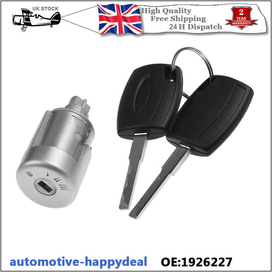 IGNITION BARREL LOCK AND 2 KEYS for FORD TRANSIT MK8 CUSTOM 2012 ONWARDS 1926227