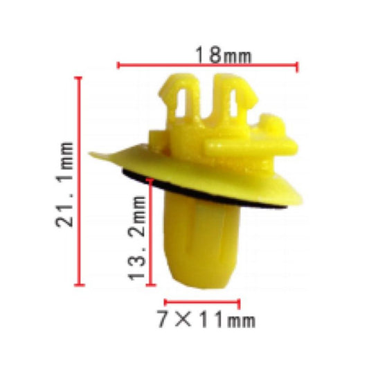 7588260010 Clip Kit for Toyota for Land Cruiser Prado LC120 03-09