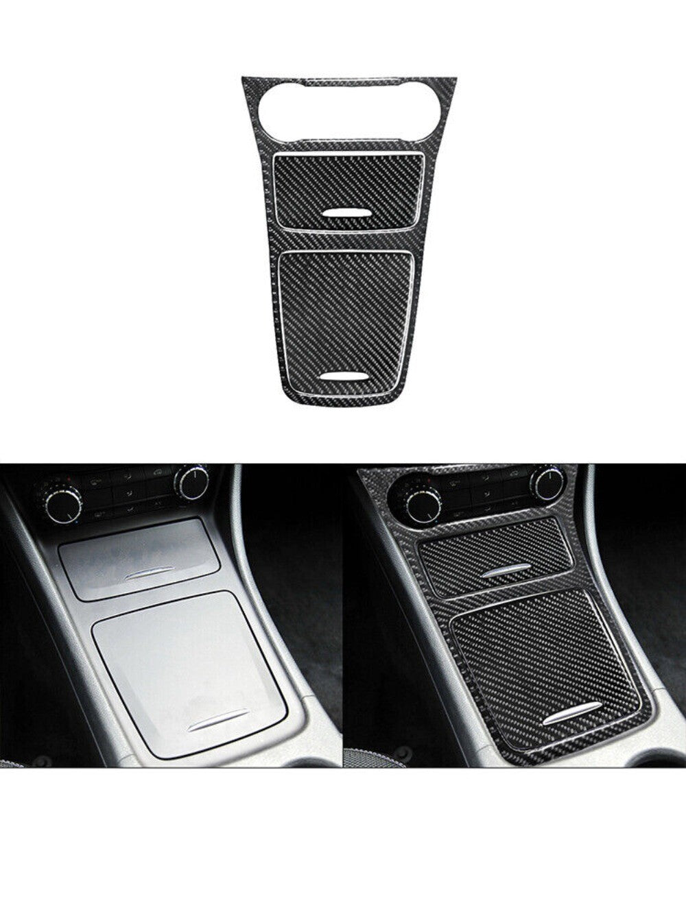 3x Central Control Trim Cover For CLA 2014-2018/GLA 2015-2018 New n