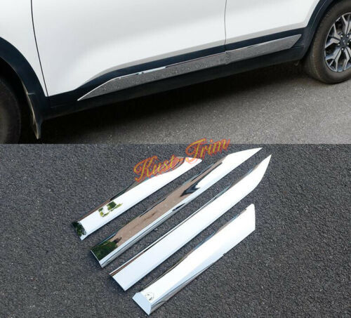 For 2020-2022 for Kia Seltos KX3 ABS Chrome Trim Body Side Door Cover Moulding Trims