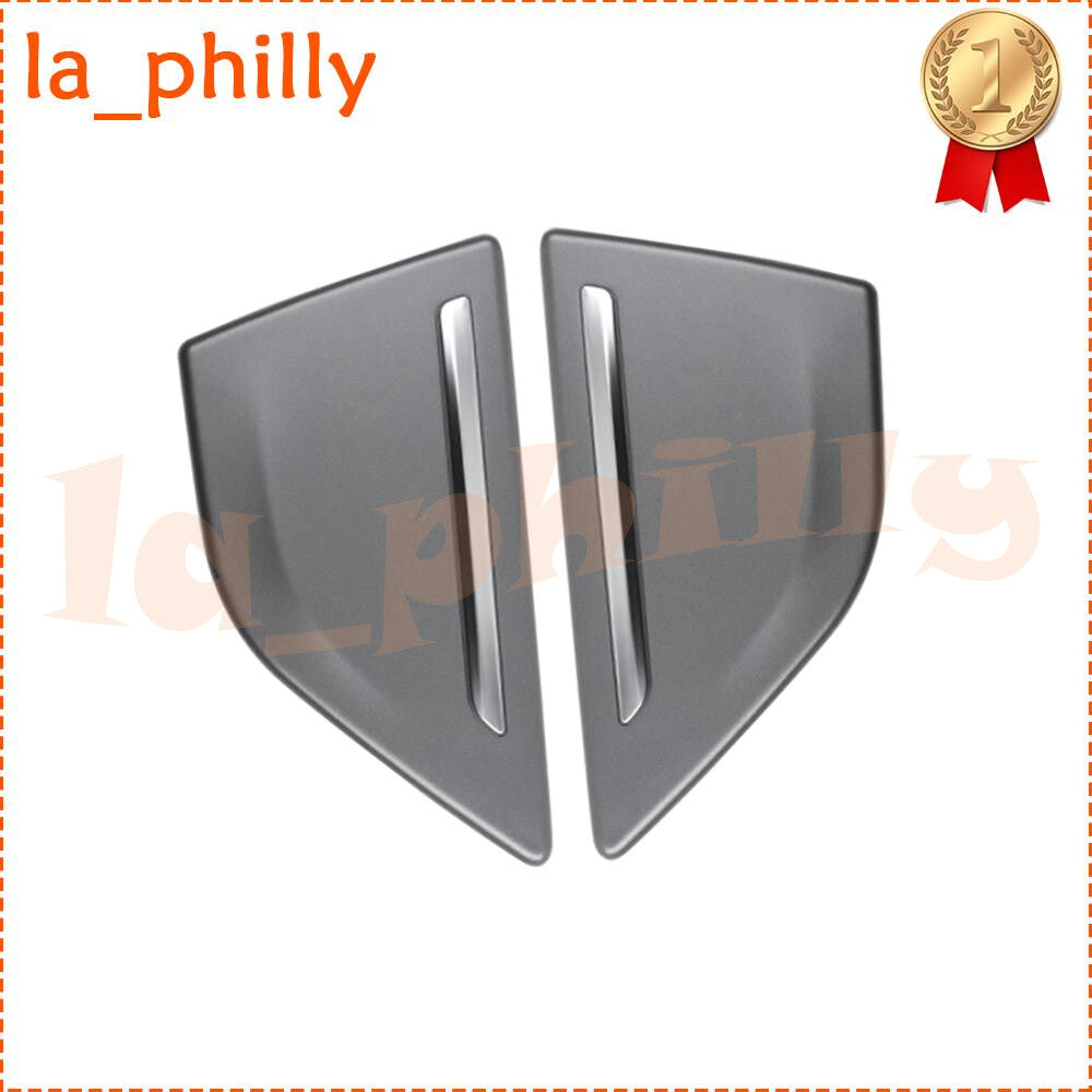 2x Front Right+Left Side Metal Gray Car Ashtray Cover Fit for 2015 for BMW