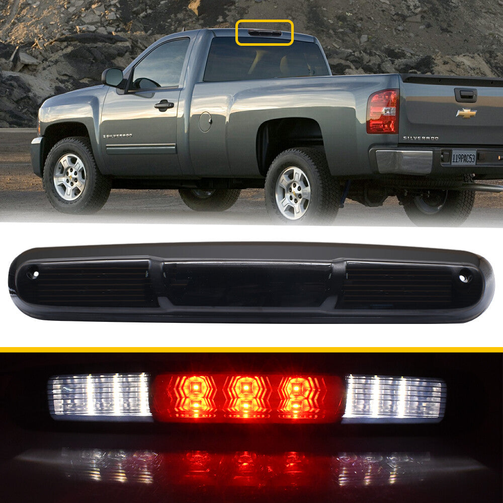 LED Third 3RD brake and cargo lights are suitable for 2007-2013 Silverado for GMC for Sierra . n