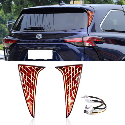 Rear Window Pillar Lamps LED Trunk Tail Brake Lights For Toyot@a for Sienna 21-2023 n