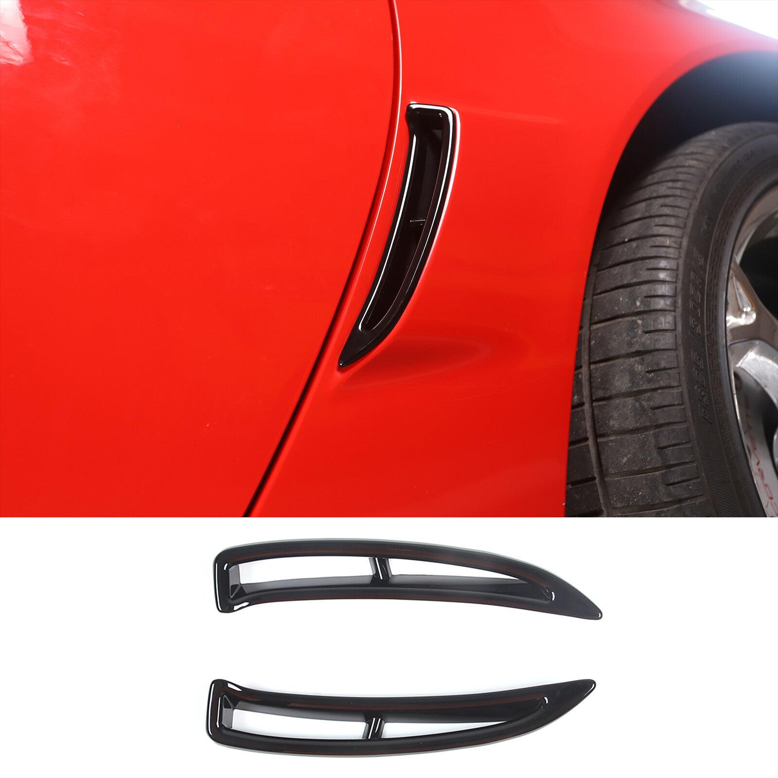ABS Black Tailgate Hinge Cover for Toyota FJ Cruiser 2007 - 2021