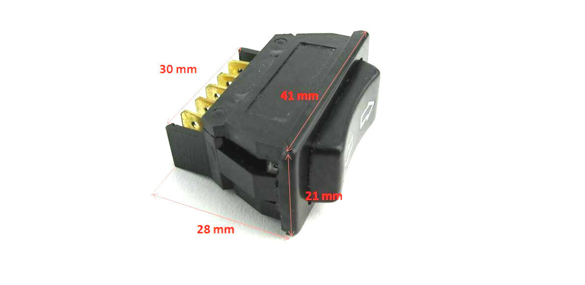 Universal Auto Car Power Window Switch 5-pin DC 12V 20A On/Off SPST Rocker