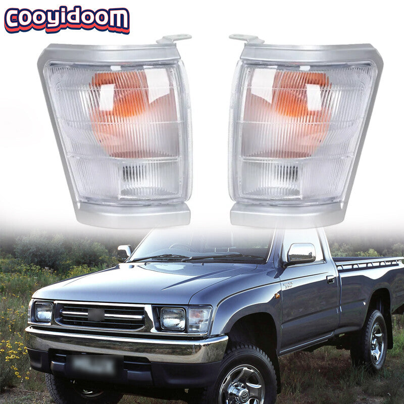 2Pcs Wide Corner Light Turn Ssignal Light Side for Toyota Hilux 1997-2001