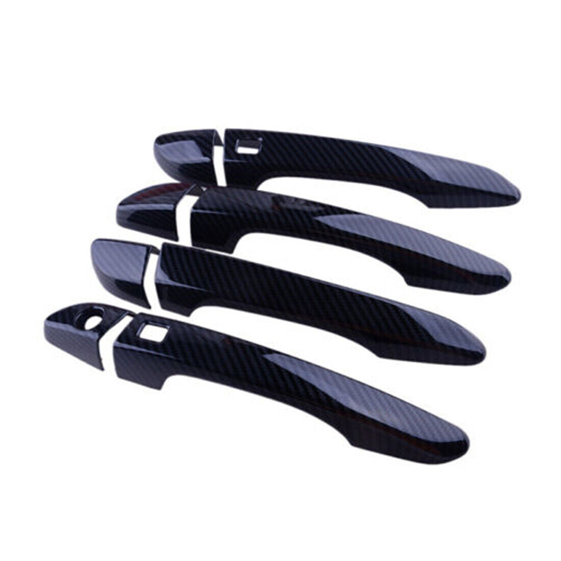 Carbon Fiber ABS Side Door Handle Molding Cover Trim 2019-2021 for Hyundai Kona n