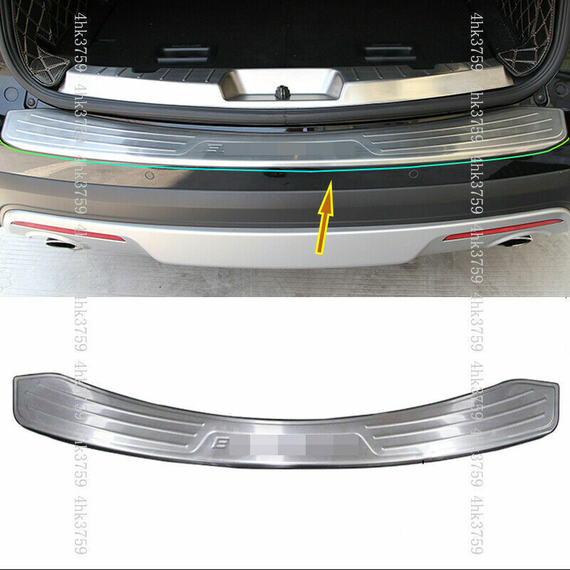 for ford  Explorer 2016-2019 Stainless Rear Bumper Protector Cover Sill Guard