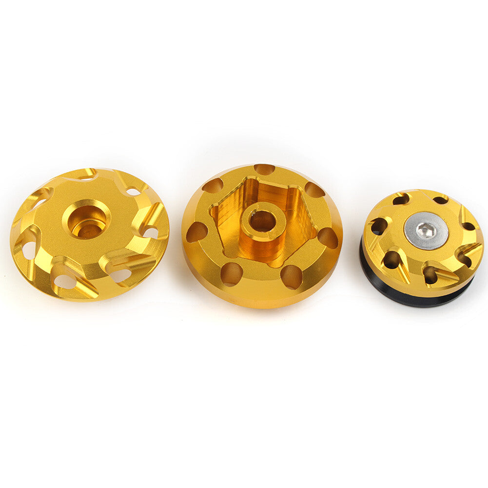for Kawasaki NINJA1000 Z1000 2011-2016 Frame Hole Covers Fairing Bolts Caps Gold