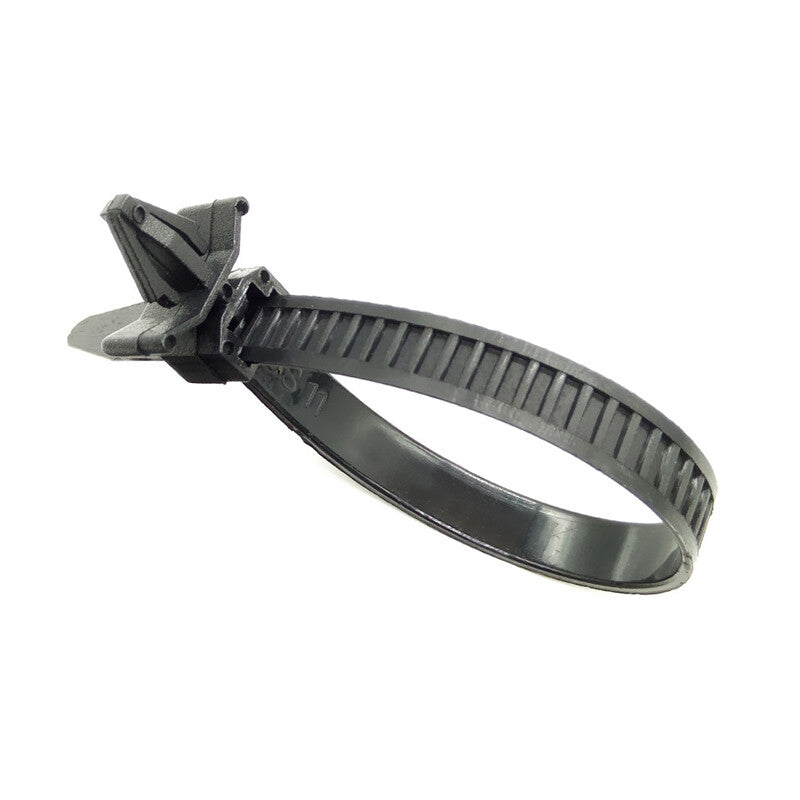 50-piece pack of car fasteners, push-lock ties, wrap-up release zipper straps, nylon ribbons - n